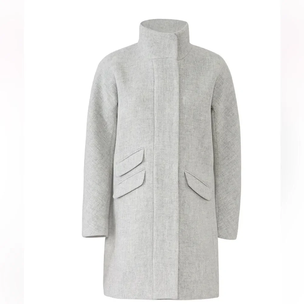 J. Crew Cocoon Stadium Cloth Coat - Picture 5 of 16